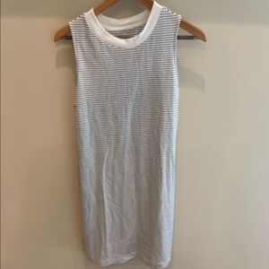 New Day Black and White Striped dress